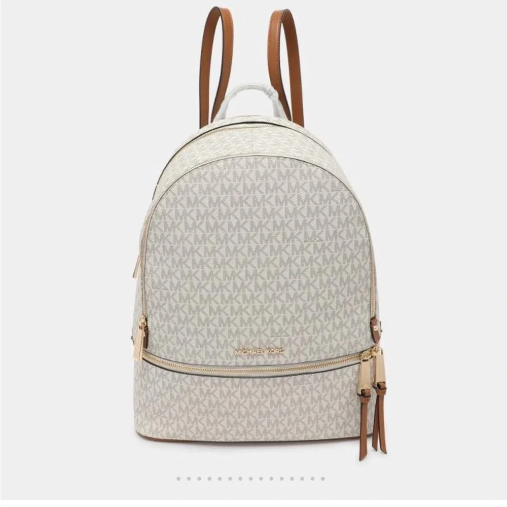 Michael Kors Signature Rhea Medium Backpack - Picture 1 of 9